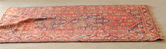 Appraisal: An Antique Hamadan Rug with some wear ' x '