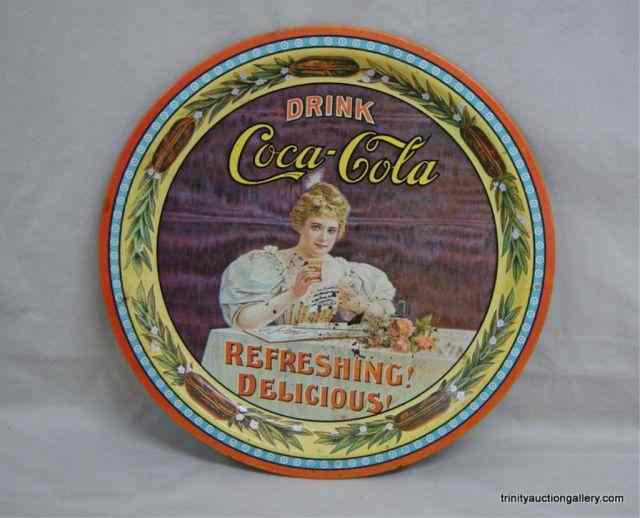 Appraisal: Coca Cola th Ann Tin Tray AdvertisementThis is a Coca