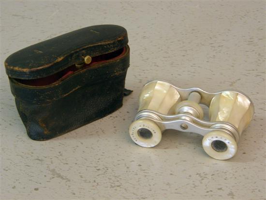 Appraisal: Negretti Zambra mother of pearl opera glasses in original case