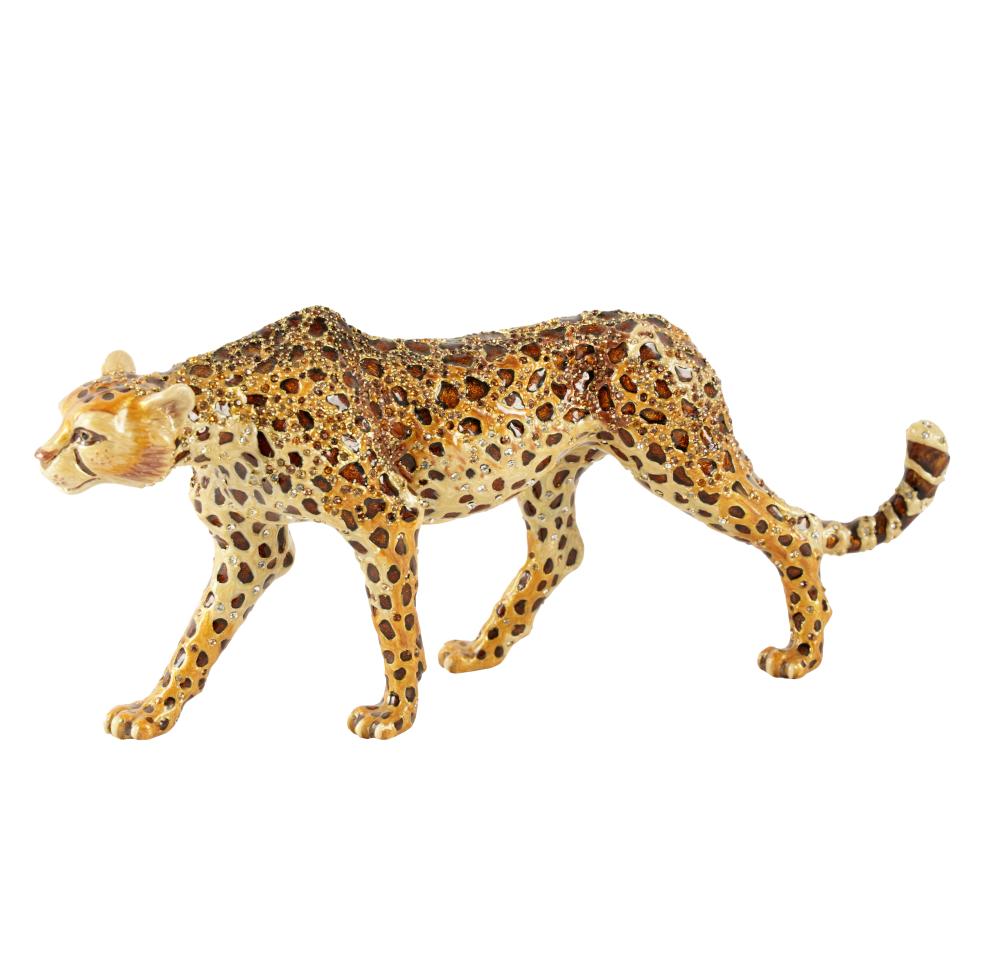 Appraisal: JAY STRONGWATER PAXTON CHEETAHlabel to underside Provenance The Estate of