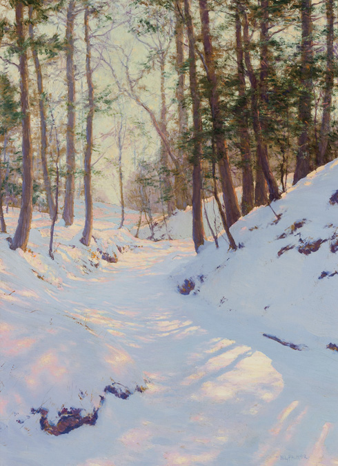 Appraisal: WALTER LAUNT PALMER American - Winter Shadows oil on canvas