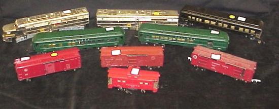 Appraisal: American Flyer S gauge train including Alco A B Santa