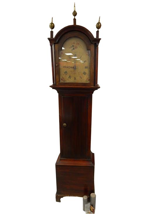 Appraisal: CLOCK Early th C Barker Taylor Worcester MA tall case