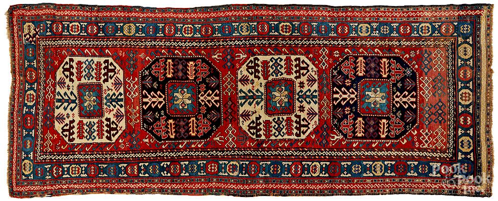 Appraisal: Kazak long rug early th c Kazak long rug early