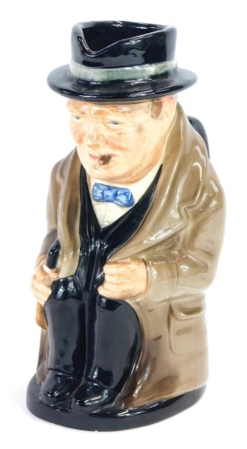 Appraisal: A Royal Doulton character jug of Winston Churchill modelled seated