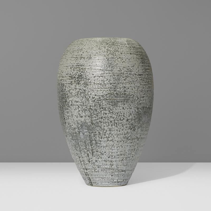 Appraisal: Wurtz Kjaergaard vase Wurtz Kjaergaard vase Denmark glazed stoneware dia