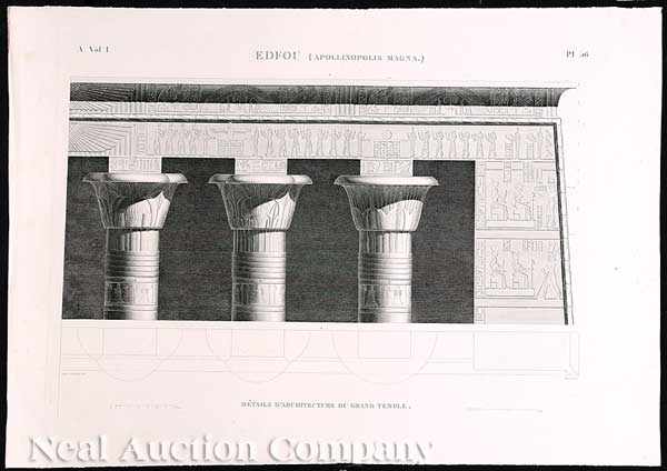 Appraisal: Egyptian Views a group of engravings from the first and