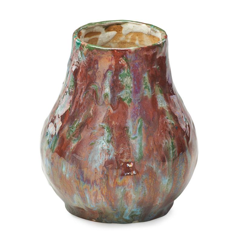 Appraisal: HUGH C ROBERTSON DEDHAM Experimental vase HUGH C ROBERTSON -