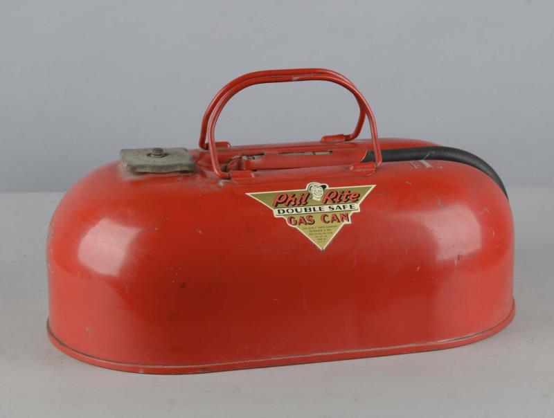 Appraisal: Phil Rite Brand Spare Red Gasoline Can With Hose With