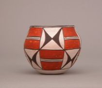 Appraisal: Handmade Acoma Pueblo Pottery American circa th Century Small pot