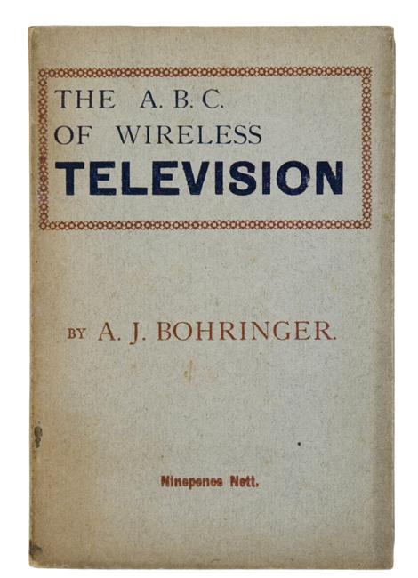 Appraisal: BOHRINGER Arthur John The A B C of Wireless Television