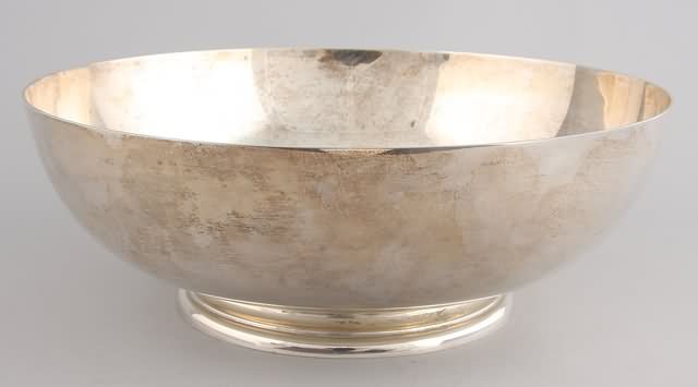 Appraisal: Bowl marked Tiffany Co Makers Sterling Silver diameter t troy