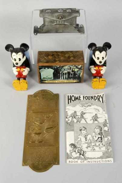 Appraisal: Lot of Walt Disney Character Items Description Includes Mickey Mouse