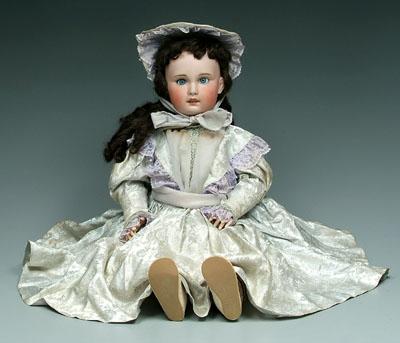 Appraisal: Jumeau bisque head doll jointed composition body sleep blue eyes