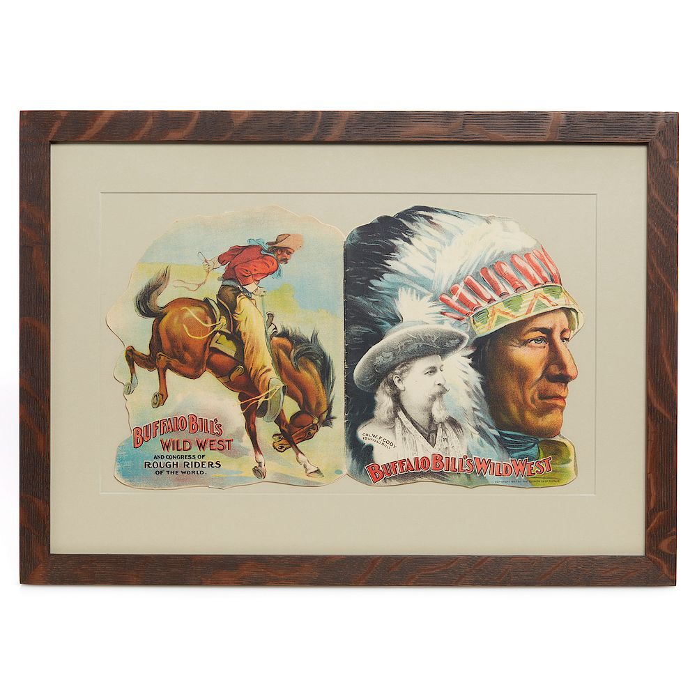 Appraisal: Buffalo Bill's Wild West Program Framed program for Buffalo Bill's