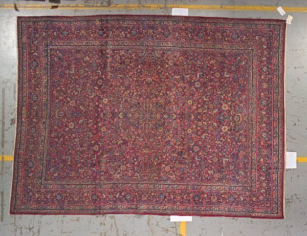 Appraisal: A Lavar Kerman carpet South Central Persia circa size approximately