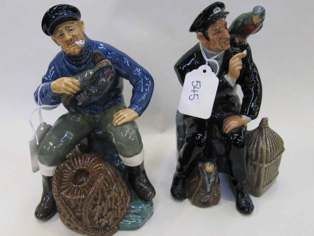 Appraisal: Two Royal Doulton figures 'Shore Leave' HN and 'The Lobster