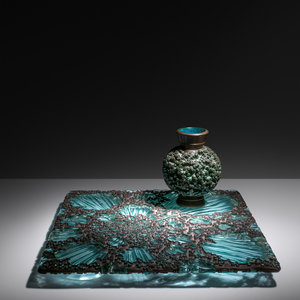 Appraisal: Michael Glancy - Dawn Spector blown glass industrial plate glass