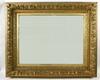 Appraisal: MIRROR - Circa gesso and gilt mirror with ornate floral