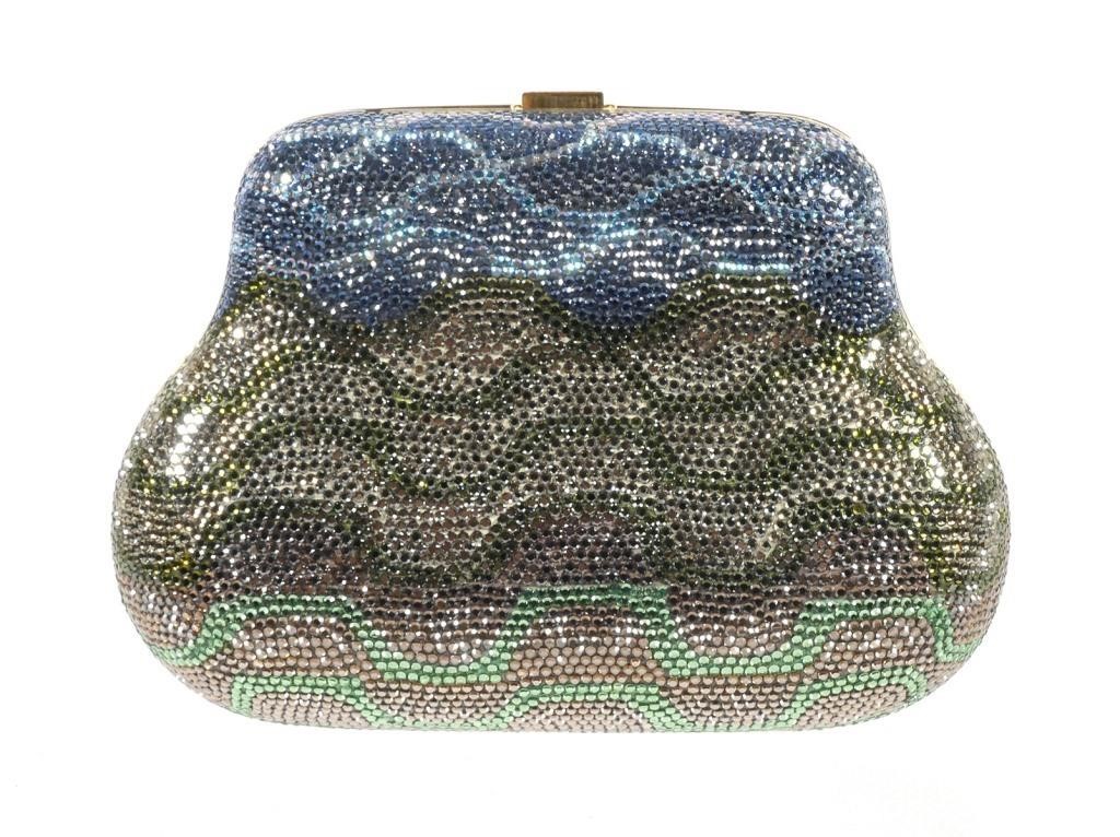 Appraisal: Gorgeous Judith Lieber purse with wavy or cloud-like pattern measuring