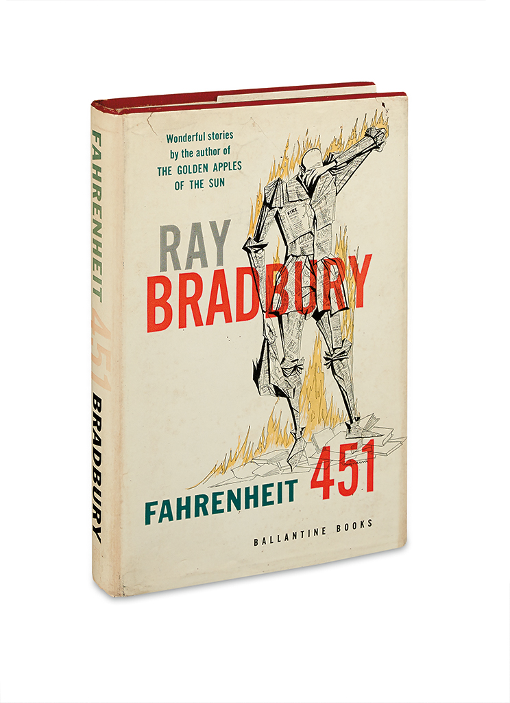 Appraisal: BRADBURY RAY Fahrenheit vo original red cloth lettered in yellow