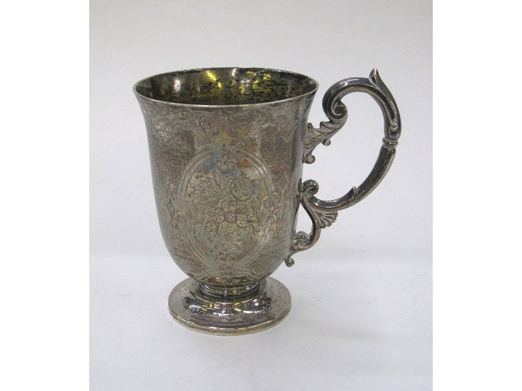 Appraisal: Victorian silver tankard London