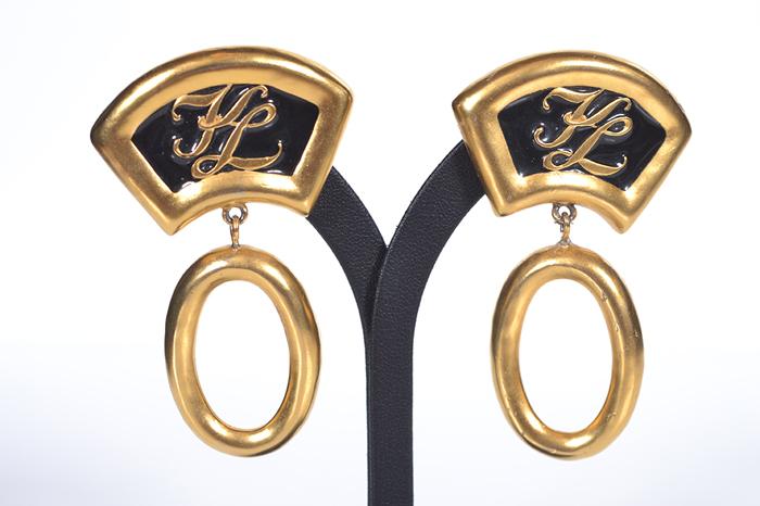 Appraisal: A PAIR OF EARRINGS BY KARL LARGERFELD