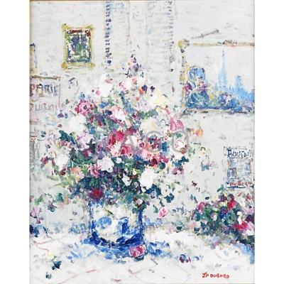 Appraisal: JEAN PIERRE DUBORD French b Oil on canvas Le Bouquet