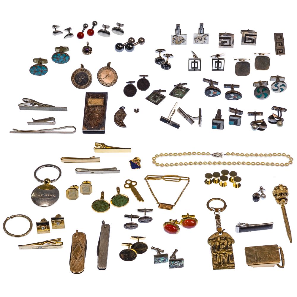 Appraisal: STERLING SILVER AND COSTUME JEWELRY ASSORTMENTIncluding pairs of Tiffany Co