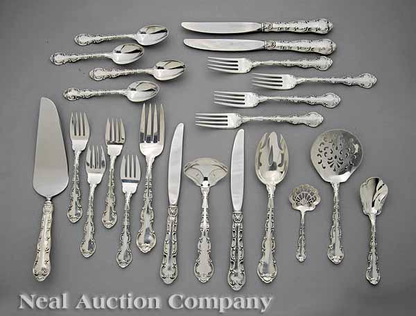 Appraisal: A Group of Gorham Sterling Silver Flatware in the Strasbourg