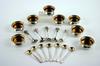 Appraisal: SALTS AND SPOONS - Lot of eleven silver salt spoons