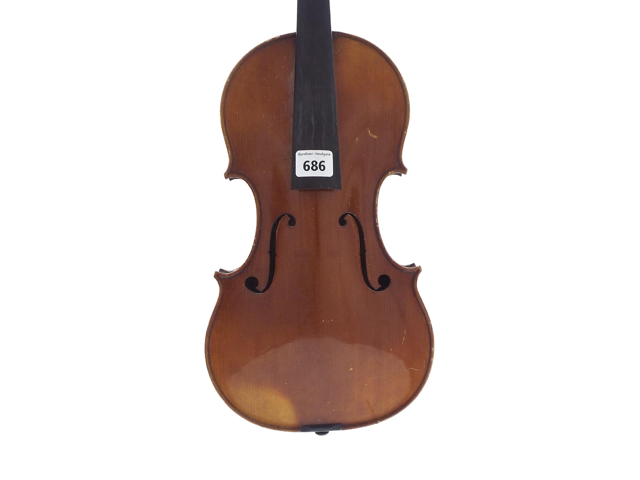 Appraisal: Violin labelled Giacomo Luigeri Fecit Anno no cm