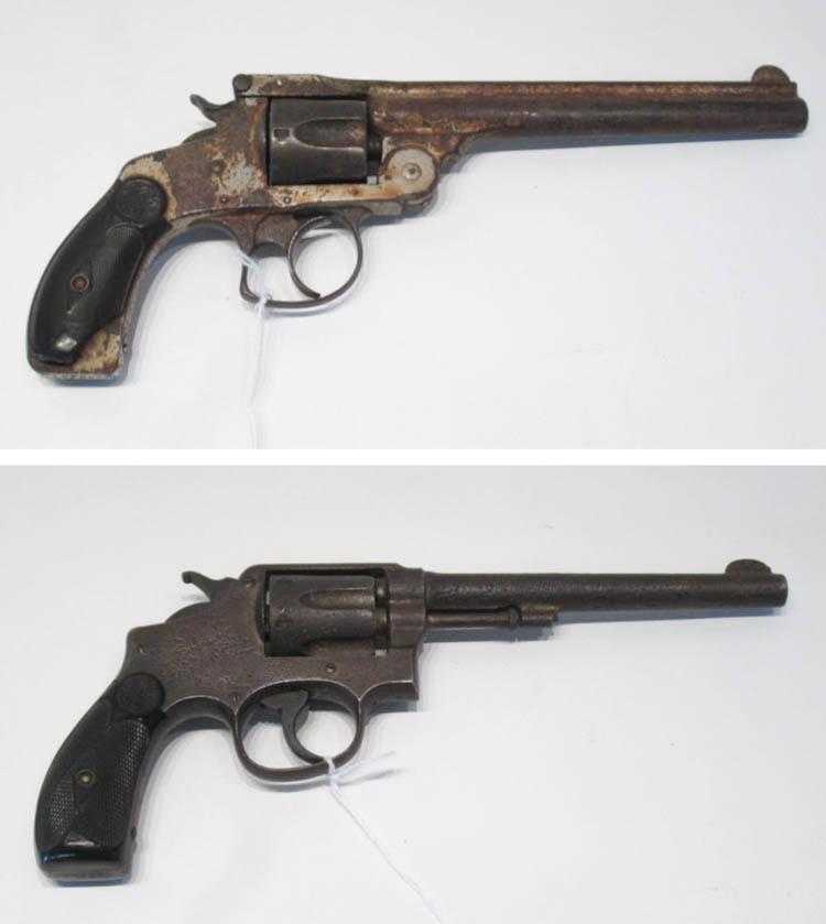 Appraisal: TWO SMITH WESSON DOUBLE ACTION REVOLVERS hand ejector Winchester caliber