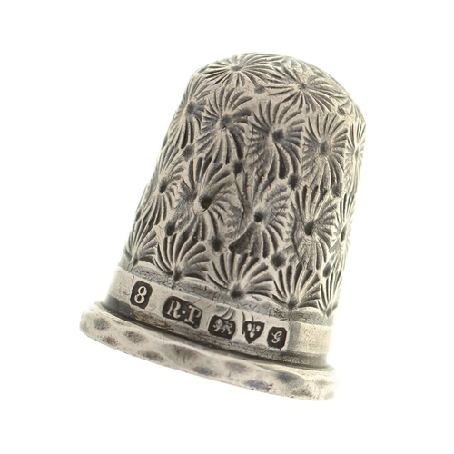 Appraisal: An Edwardian silver thimble maker RP Chester More Information Good