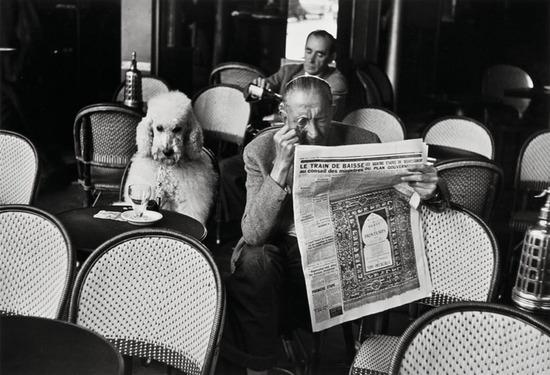 Appraisal: Edouard Boubat - Caf Flor Gelatin silver print printed later