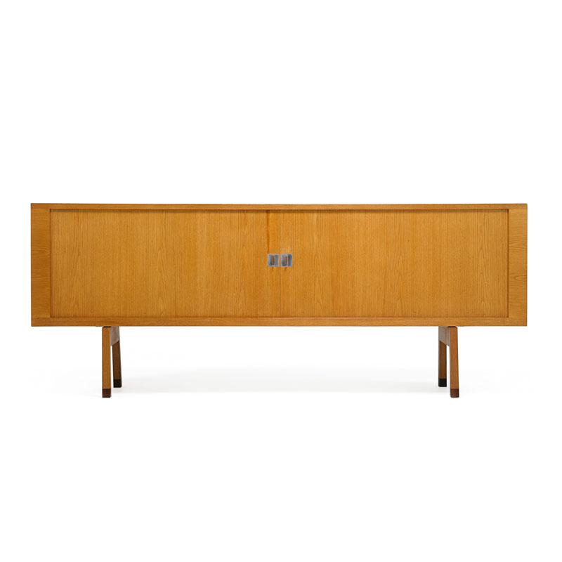 Appraisal: HANS WEGNER Cabinet Condition Report Two light water stains to