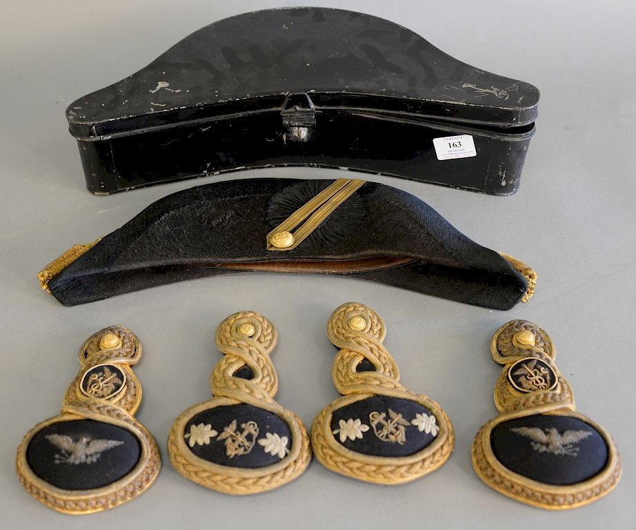 Appraisal: Military ornamental set to include two pairs of epaulette lg