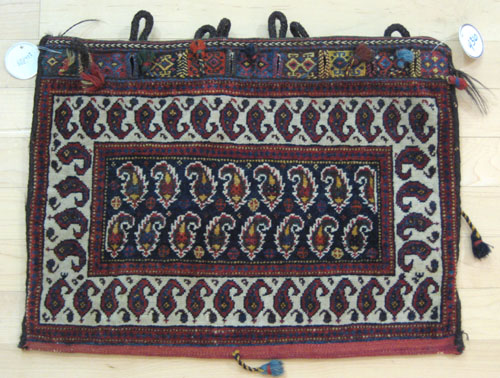 Appraisal: Kashgai saddle bag ca with boteh decoration ' x '