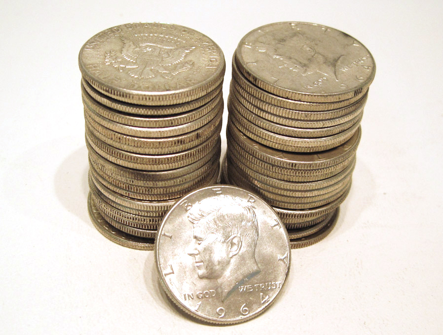 Appraisal: U S SILVER KENNEDY HALF DOLLAR COLLECTION coins all pre-