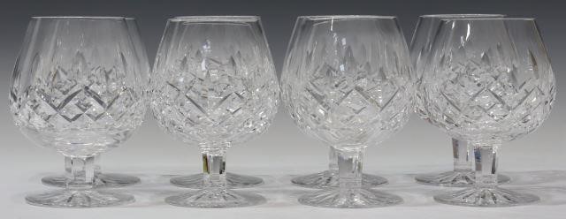 Appraisal: lot of Waterford cut crystal brandy snifters in the Lismore