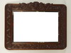 Appraisal: HALL MIRROR - Late th C carved oak hall mirror