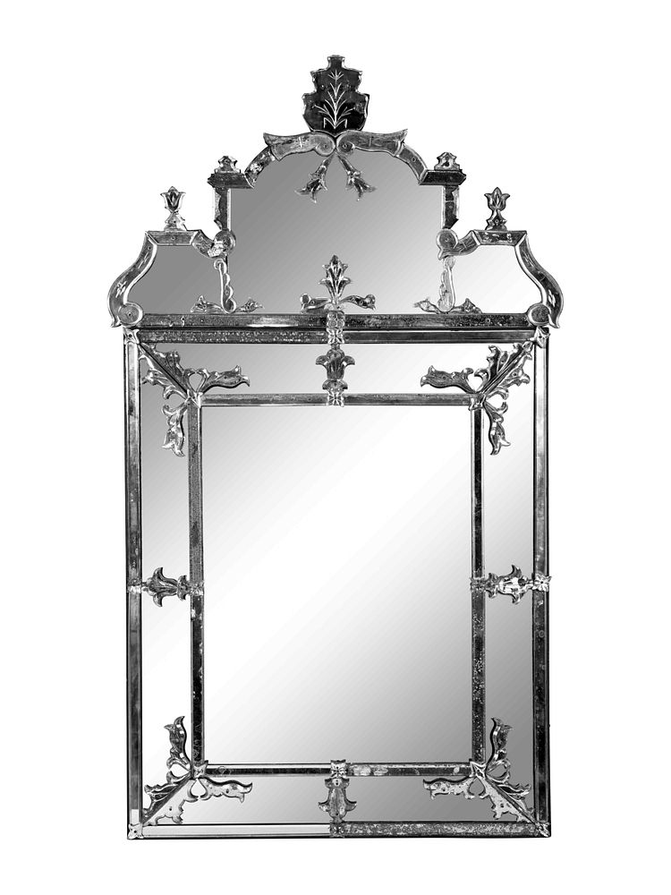 Appraisal: A Venetian Glass Mirror A Venetian Glass Mirror Circa Height