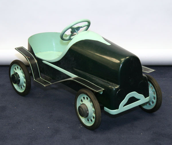 Appraisal: Garton metal toy pedal car ' 's-' 's Wisconsin mfg