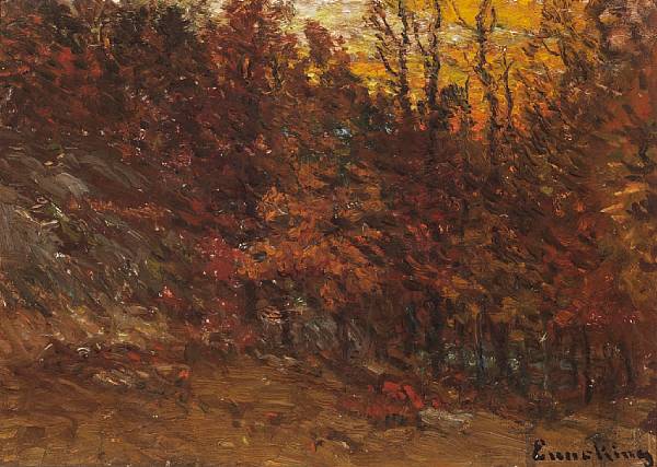 Appraisal: John Joseph Enneking American - Autumn Twilight signed 'Enneking' lower