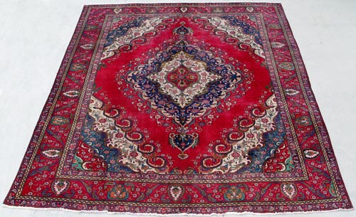 Appraisal: HAND TIED TABRIZ CARPET Approx ' '' x ' ''