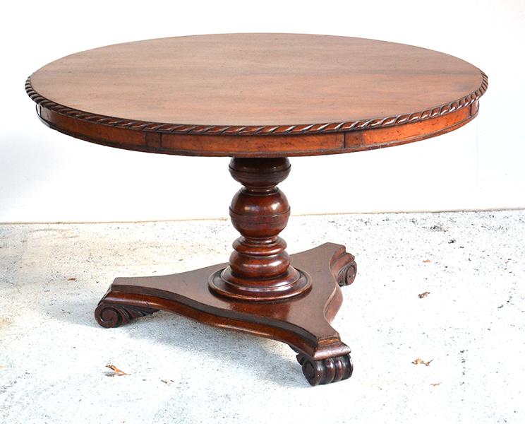 Appraisal: AN AUSTRALIAN CEDAR BREAKFAST TABLE C WITH TILT TOP PROVENANCE