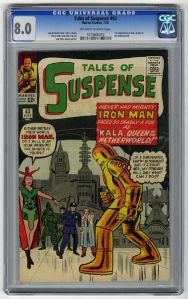 Appraisal: Tales of Suspense CGC Marvel Comics Lee Berstein and Lieber