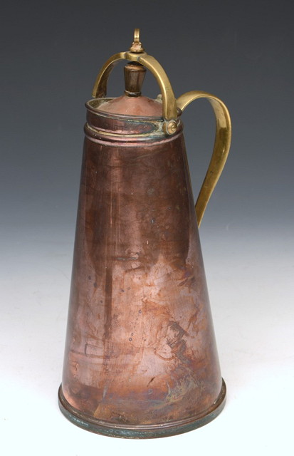 Appraisal: ATTRIBUTED TO W A S BENSONAn Arts Crafts copper and