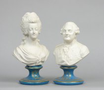 Appraisal: Pair of Parian Porcelain Portrait Busts These two busts are