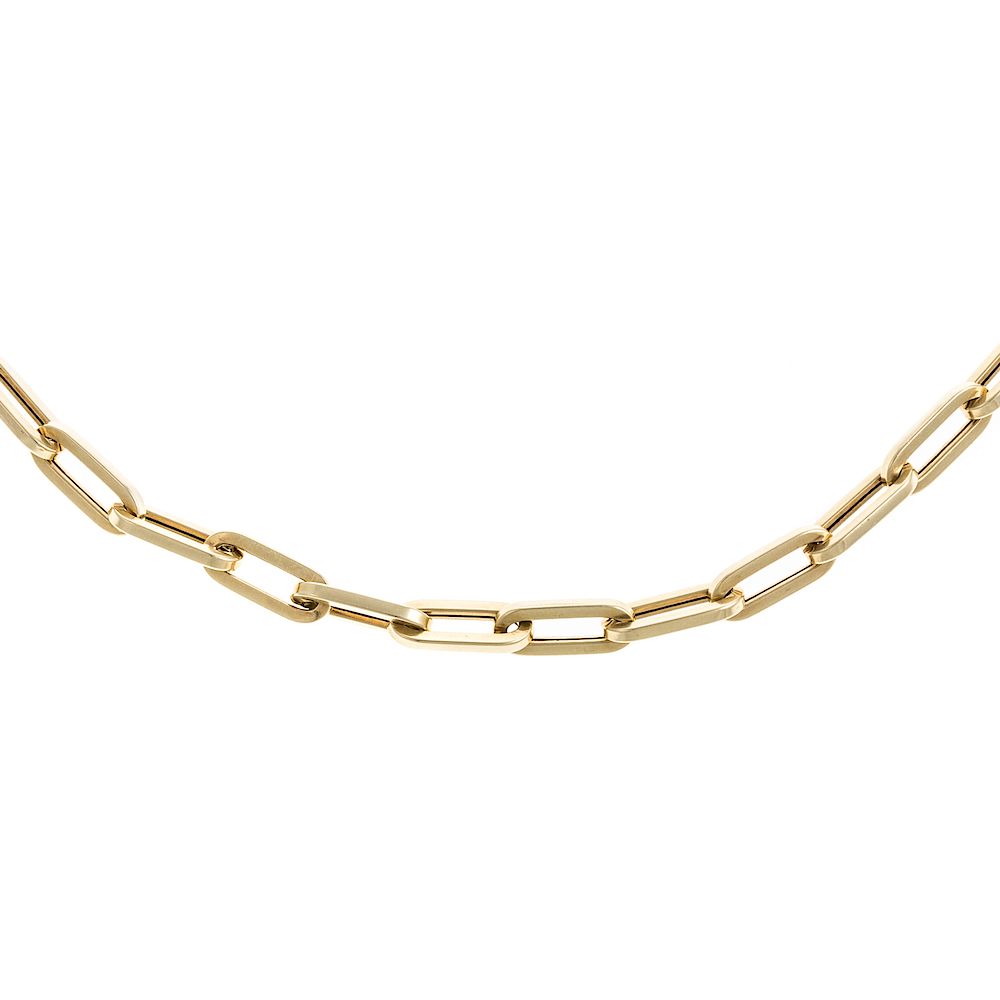 Appraisal: A Ladies Oval Link Chain in K Gold K yellow